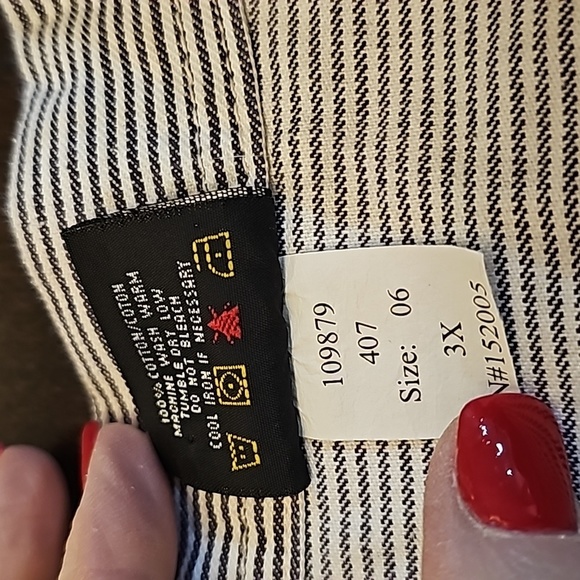 Men's Short Sleeve Work Shirt 3X - Picture 6 of 7